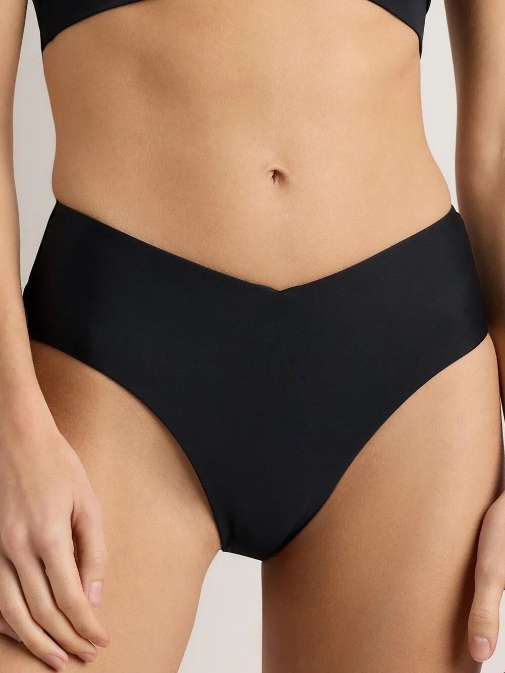 Quince Black V-Waist Bikini Bottom